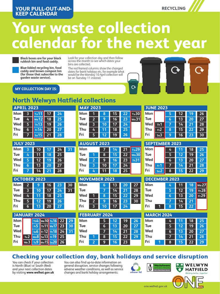 North WH Bins PDF Waste Waste Management