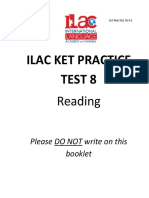 ILAC PRACTICE TEST KET 8 - Booklet