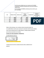 Determinar Las Características de Las Aguas Residuales Que Se Van A Generar Por La Localidad Siguiente