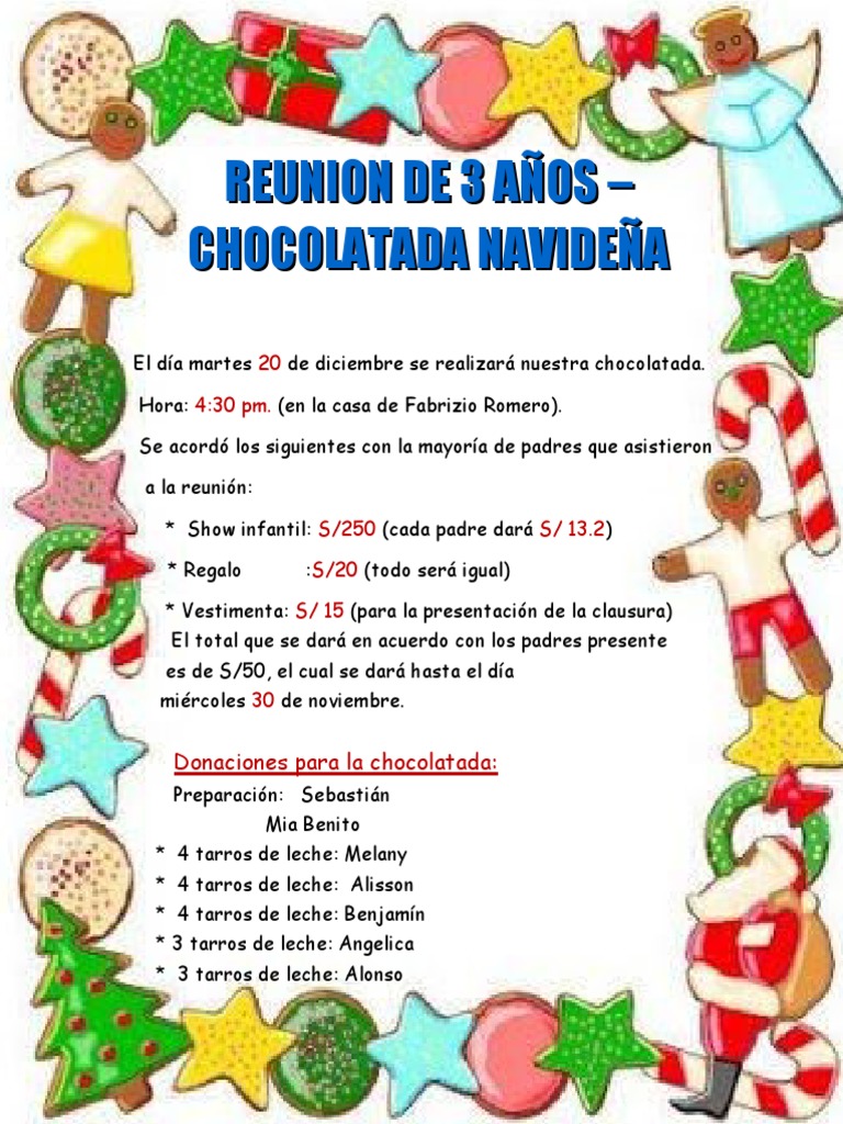 Chocolatada Navideña | PDF