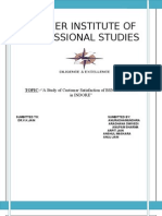 Pioneer Institute of Professional Studies: TOPIC:-"A Study of Customer Satisfaction of BSNL3G Services
