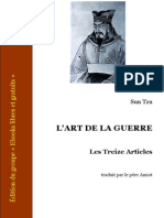 Sun Tzu Art de La Guerre