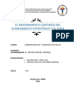 Tema N°14 - El Mejoramiento Continuo Del Planeamiento Estratégico y El FODA