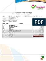 Resumen catálogo de conceptos para pavimentación asfáltica en Tulancingo Hgo km 0+000 a 0+400