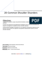 20-Common Shoulder Disorders