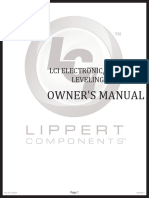 Lippert Electronic Slash Hydraulic Leveling Slideout Owners Manual