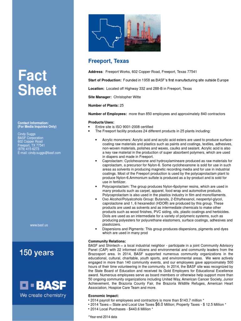 BASF Freeport PDF Plastic Building Engineering