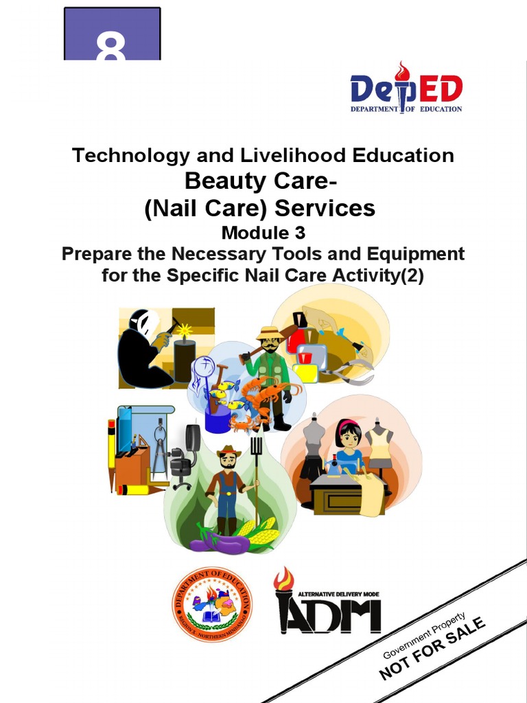 TLE8 Nail Care Module 3 12 PDF Nail (Anatomy) Personal Protective Equipment