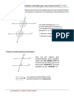 Ángulos entre paralelas