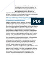 Pasteurization#: :text La Pasteurización Consiste en El, y Reducir La Actividad Enzimática