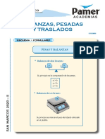 Balanzas, Pesadas Y Traslados: Raz. Matemático Tema R8