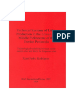 Xosé Pedro Rodriguez - Technical Systems of Lithic Productions in Lower and Middle Pleistocene of Iberian Peninsula