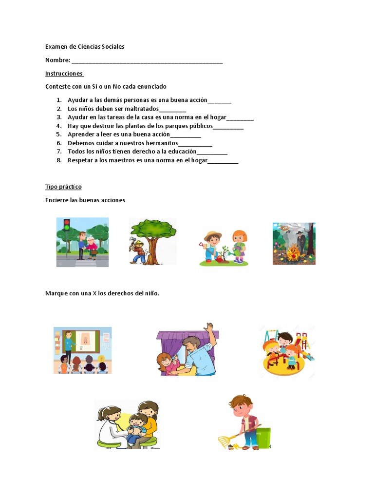 Examen de Ciencias Sociales | PDF | Crecimiento personal y profesional ...