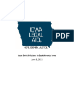 Iowa Legal Aid Scott County Evictions White Paper