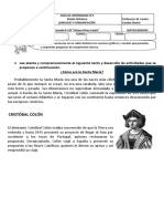 Guía 5 Relato Histórico Cómo Era La Santa María