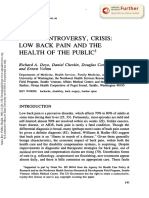 1991 Rev Saude - COST, CONTROVERSY, CRISIS LBP AND THE HEALTH OF THE PUBLIC