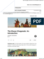 The Khazar Khaganate: An Introduction