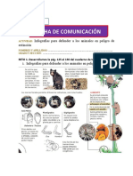 Infografías para animales en peligro