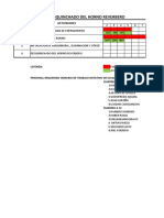 Plan de Trabajo Desquinchado Del Horno Reverbero: Actividades Mes de Abril-2023