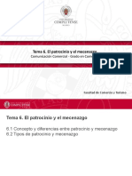 CC T.6 Patrocinio y Mecenazgo