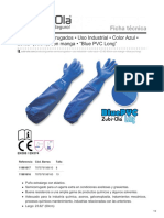 Ficha Tecnica Guantes de PVC Azul Bluepvc