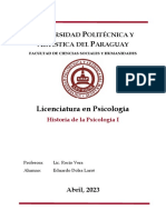 Historia de La Psicología I