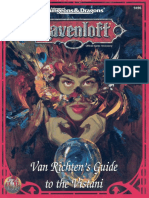 [AD&D 2nd Edition] Ravenloft ~ Van Richten's Guide to Vistani