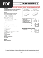 CXA1691BM/BS: FM/AM Radio