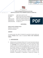 Corte Superior de Justicia de Lima Quinto Juzgado Civil Subespecialidad Comercial