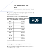 Indices Coeficientes y Tasas