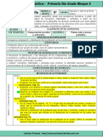 Plan 5to Grado - Bloque 3 Geografía (2016-2017)