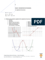 Unidad 5. Descripción de Funciones. 1. Representa y Describe Las Siguientes Funciones