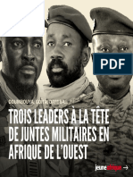 Trois Leaders À La Tête de Juntes Militaires en Afrique de L'Ouest