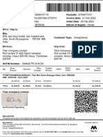 Bill To / Ship To:: Qty Gross Amount Discount Other Charges Taxable Amount CGST SGST/ Ugst Igst Cess Total Amount