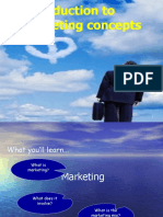 Problem Solving: Introduction To Marketing Concepts