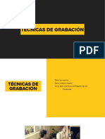 Técnicas de Grabación