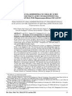 Avaliação Da Administração Oral de Ácido Ursodesoxicólico (Audc) No Diagnóstico Da Infecção Natural Por Platynosomum Illiciens em Gatos