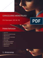 Gangguang Menstruasi: Fitri Hanriyani, SST, M. PD