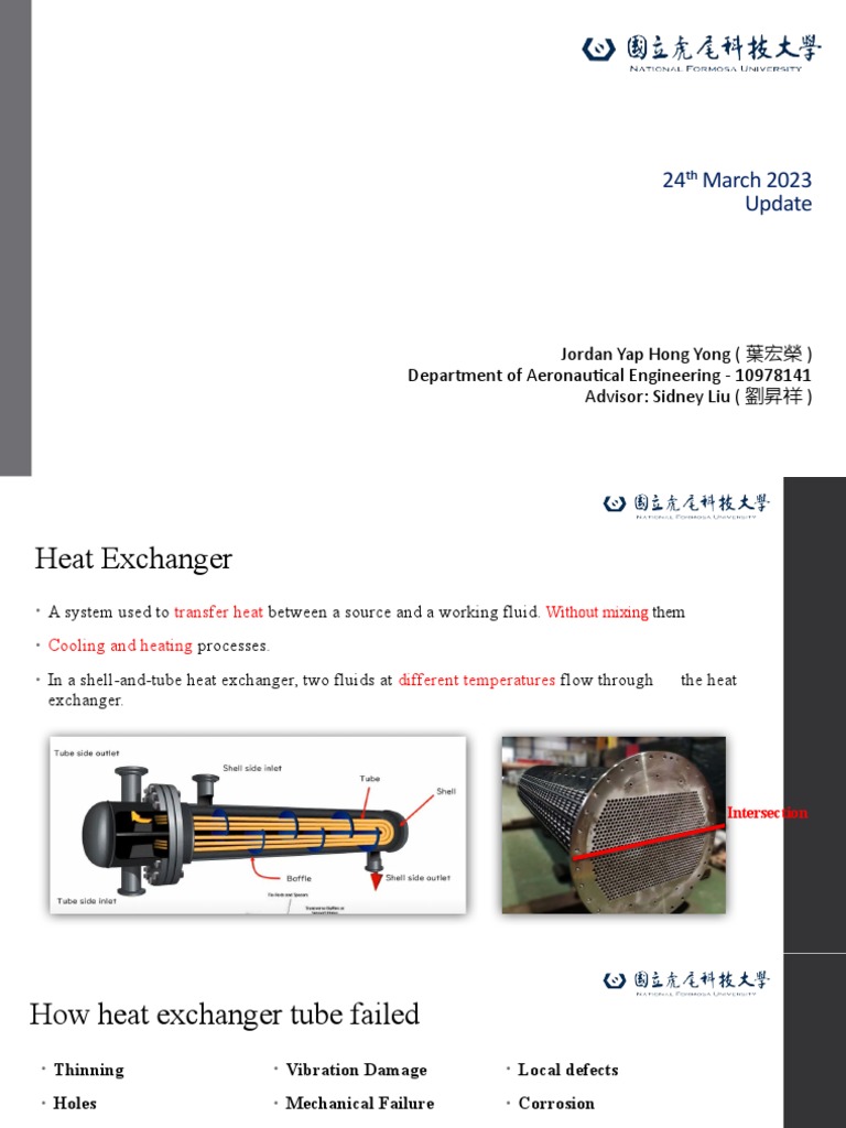 24 March 2023 Update | PDF | Heat Exchanger