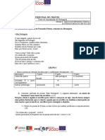 Escola Profissional de Chaves: Teste de Remediação de Português