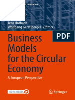 Business Models For The Circular Economy: Viktor Prokop Jan Stejskal Jens Horbach Wolfgang Gerstlberger Editors