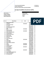 Format Excel UPK Bahasa Inggris Kelas 9