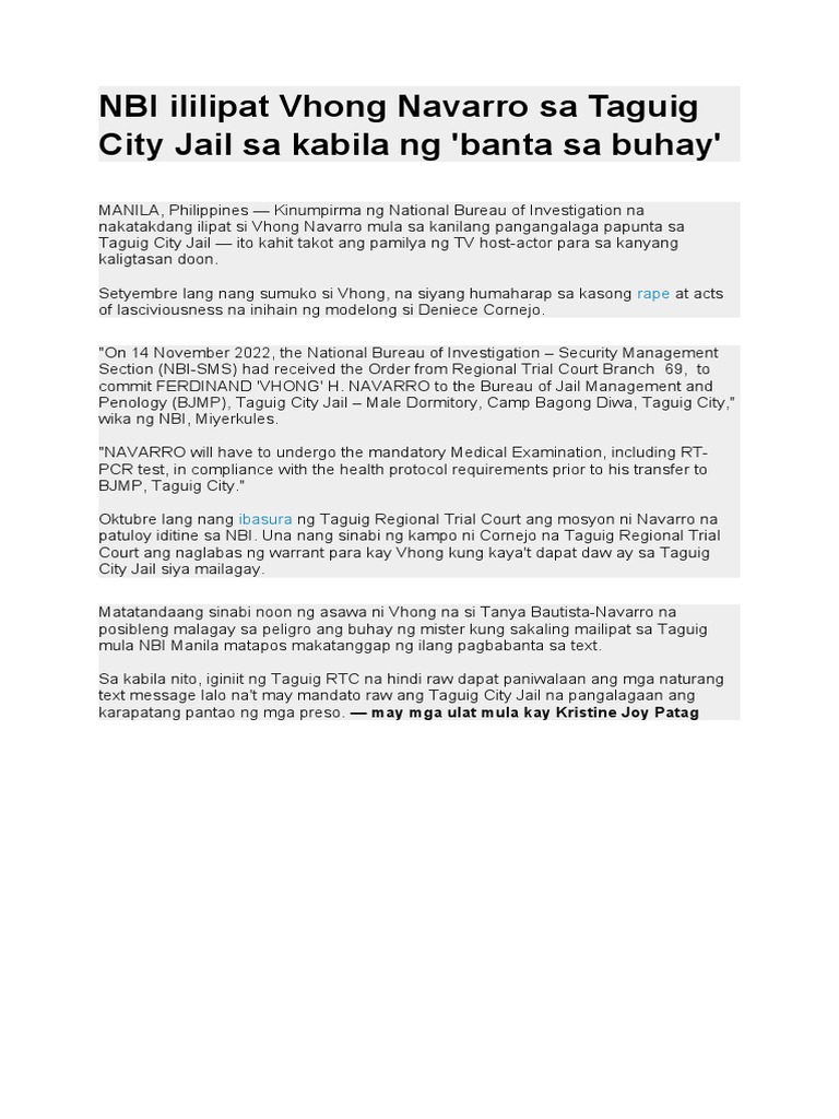 Copy Reading Filipino | PDF