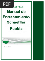 Manual de Entrenamiento Schaeffler Puebla: Revisión 2021