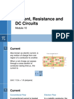 Current, Resistance and DC Circuits