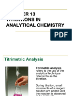 Titrations 