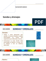 Sondas y Drenajes: Cuidados de Enfermeria Paciente Medico Quirúrgico