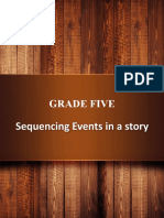 Sequencing Events in A Story: Grade Five