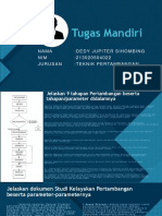 Tugas Mandiri. PPT PTM