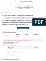 Prova Eletrônica: Entrega 25 Abr em 23:59 Disponível 16 Mar em 0:00 - 25 Abr em 23:59 Limite de Tempo 60 Minutos